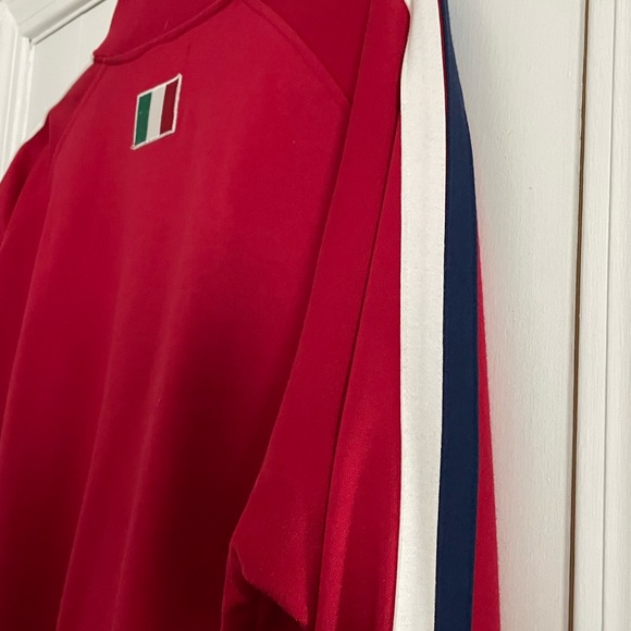 NWOT Red White and Blue Urban Pipeline Italia Zip Up Sweatshirt Jacket - Picture 6 of 10